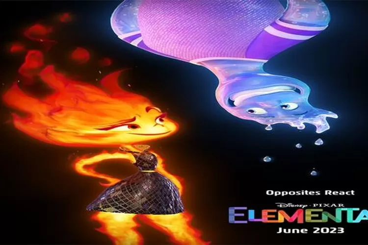 Elemental, salah satu film animasi terbaru 2023 yang sangat ditunggu &ndash; tunggu penayangannya (instagram @ pixarelemental)