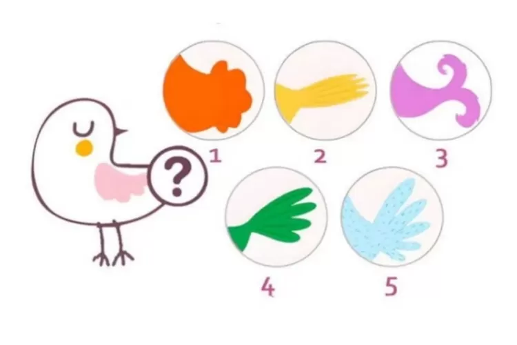 Tes karakter yang akan mengungkapkan perilaku anda yang tersembunyi melalui ekor burung yang dipilih dalam gambar. (Legrisou)