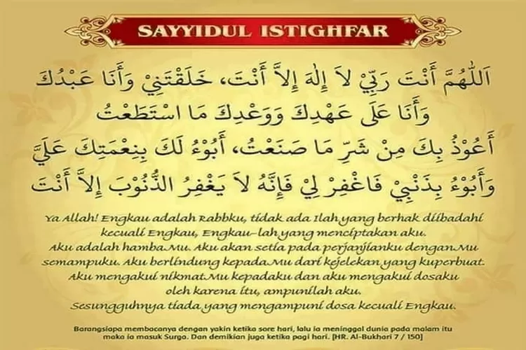 Bacaan Istighfar yang Benar beserta Artinya, Amalan Ringan untuk