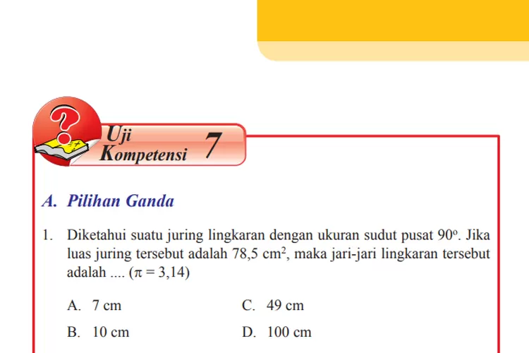 Lengkap! 20 Kunci Jawaban Matematika Kelas 8 SMP MTs Semester 2 Halaman ...