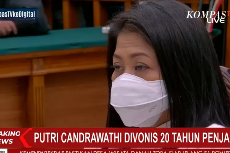 Ekpresi Dingin Putri Candrawati Divonis Hukuman 20 Tahun Penjara ...