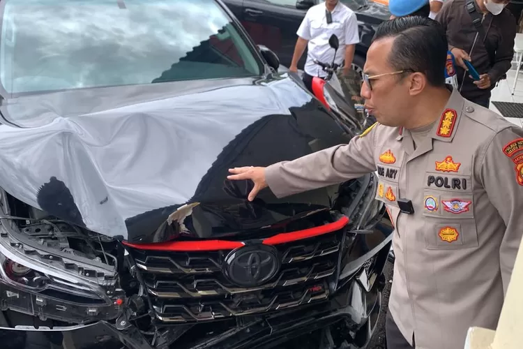 Mobil Fortuner Yang Tabrak Brio Ternyata Milik Perusahaan - Bekasi Kinian