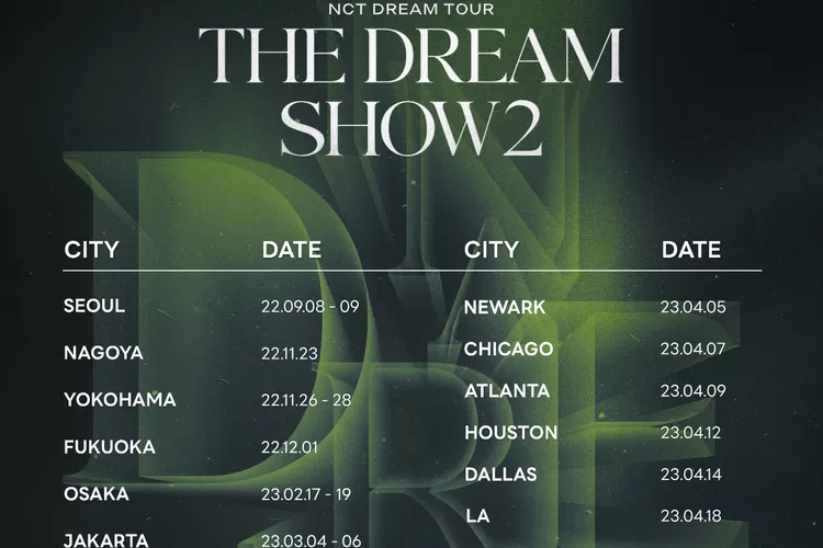 NCT Dream Umumkan Jadwal Tambahan World Tour, THE DREAM SHOW 2: In A ...