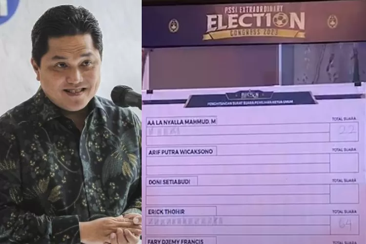 Hasil KLB PSSI 2023: Erick Thohir SAH Terpilih Jadi Ketua Umum PSSI ...