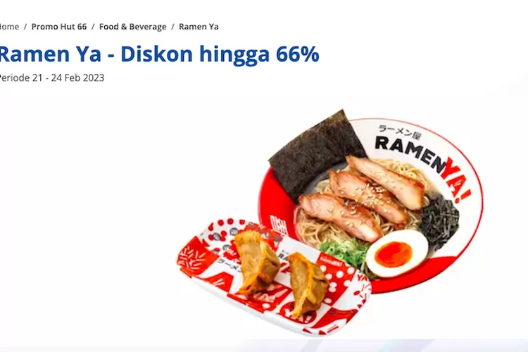 Promo HUT BCA 66 Hari Ini 23 Februari 2023 Masih Ada Diskon Yoshinoya ...