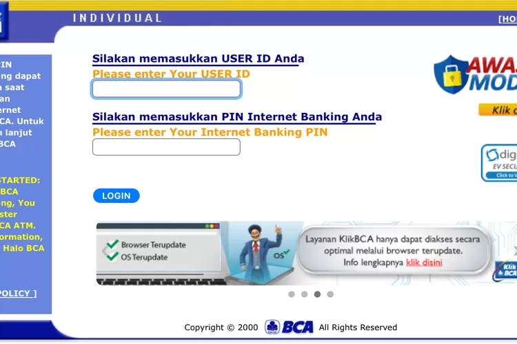 Tak Cuma MBanking BCA Eror, Klik BCA Juga Alami Hal Sama, Ini Yang Bisa ...