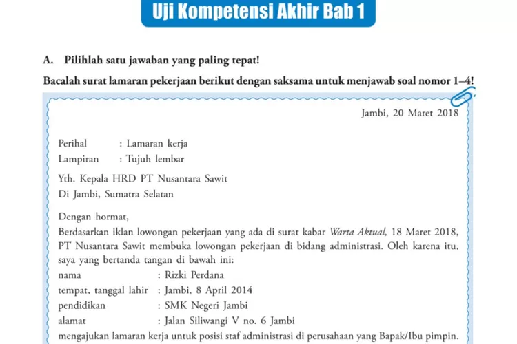 Kunci Jawaban Uji Kompetensi Explore Bahasa Indonesia Kelas 12 Halaman ...