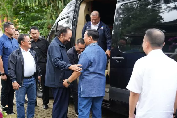 Bertemu Di Garuda Yaksa, Prabowo Dan Surya Paloh Hormati Keputusan ...