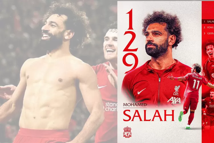 Cetak 129 Gol Untuk Liverpool, Mohamed Salah Pecahkan Rekor Robbie ...