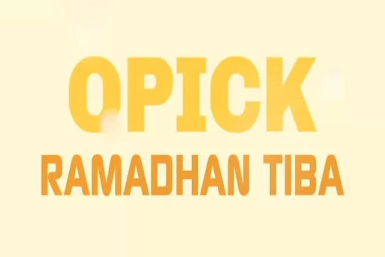 Lirik Lagu Opick Berjudul Ramadhan Tiba dan Makna Lagunya yang Mendalam (Tangkapan Layar Aquarius Musikindo)