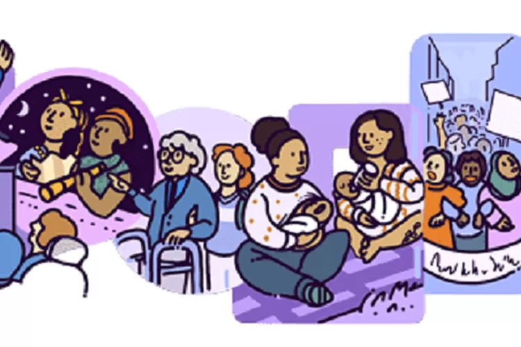 Ini kilas balik 8 Maret yang diperingati sebagai Hari Perempuan Internasional dan jadi tema Google Doodle hari ini. (Tangkapan layar Google Doodle)