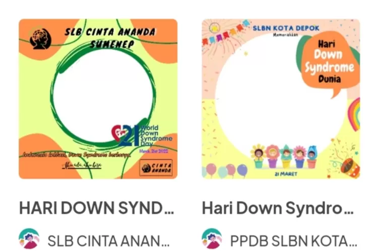 10 Link Twibbon Peringatan Hari Down Syndrome Sedunia 21 Maret 2023 ...