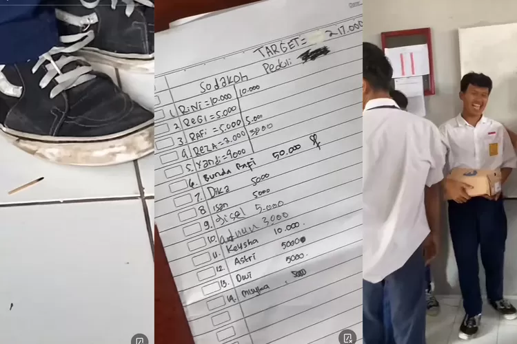 VIRAL! Aksi Terpuji Sekelompok Anak SMP Di Tasikmalaya Sumbangan Beli ...