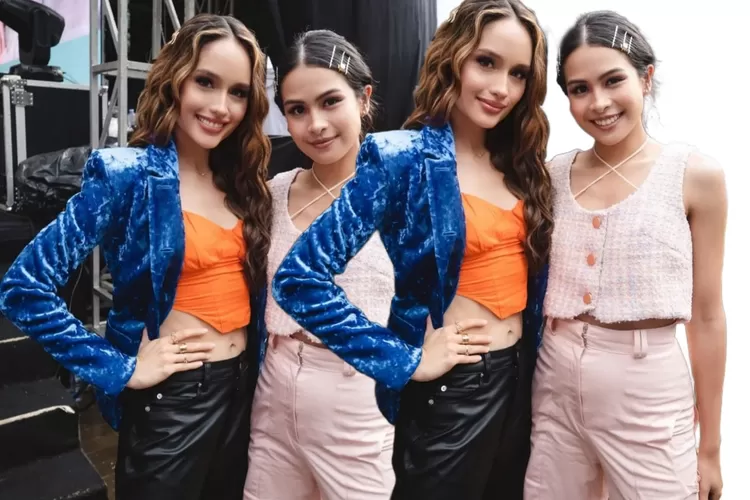 Momen Cinta Laura Dan Maudy Ayunda Bertegur Sapa Di Belakang Panggung Netizen Dua Wanita 