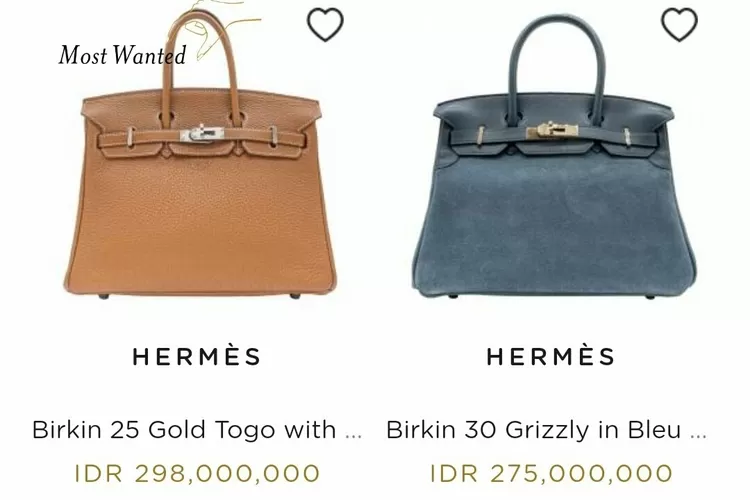 Harga Preloved Selangit, Hermes Birkin Masih Jadi Ratunya Tas Mewah -  Fashion