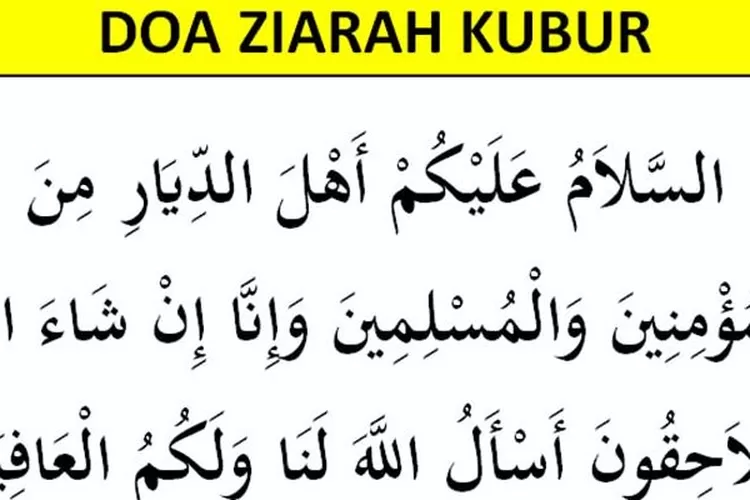 Lengkap Beserta Tata Caranya Berikut Doa Ziarah Kubur Suara Linggau