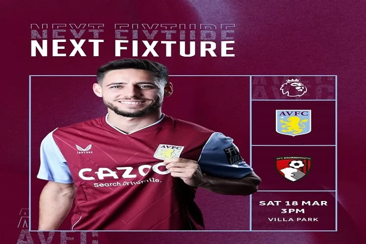 Prediksi Skor Aston Villa vs Bournemouth di Liga Inggris 2022 2023 Pukul 22.00 WIB Malam Ini Bakal Seru (www.instagram.com/@avfcofficial)