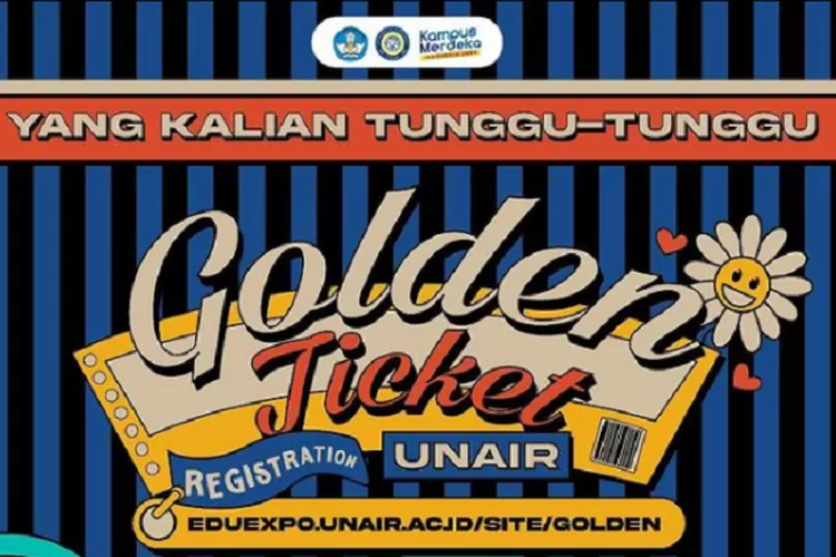 pengumuman hasil seleksi jalur Golden Ticket UNAIR 2023. (Instagram/@univ_airlangga)