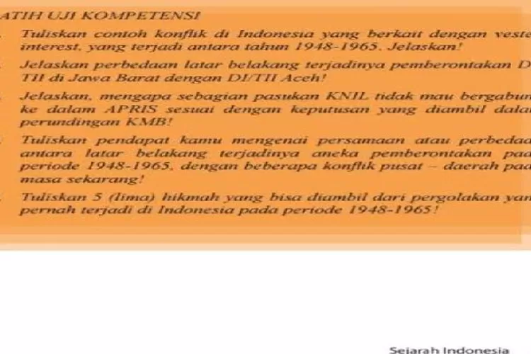 Soal Dan Kunci Jawaban Sejarah Indonesia Kelas 12 Halaman 29: Uji ...