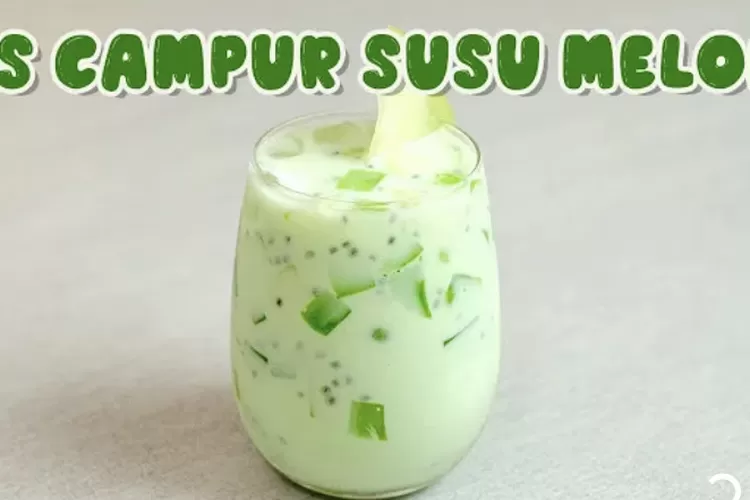 Gampang Banget Resep Es Campur Susu Melon Cocok Untuk Buka Puasa Dengan Yang Segar Segar Ayo