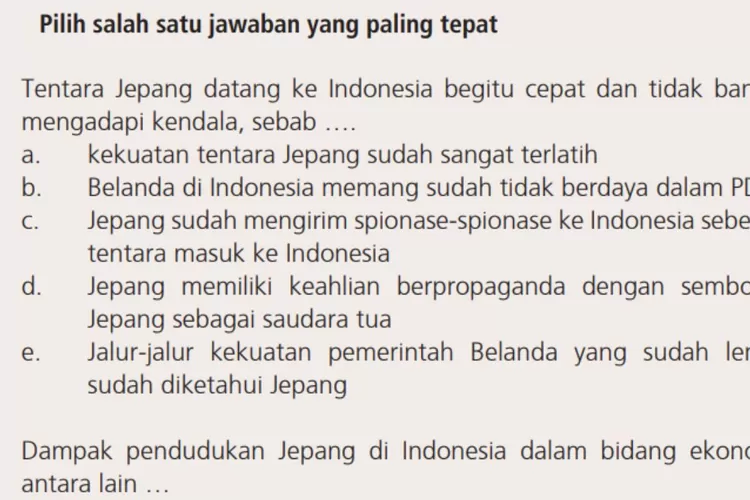 Kunci Jawaban Latih Uji Semester 2 Sejarah Indonesia Kelas 11 Kurikulum ...