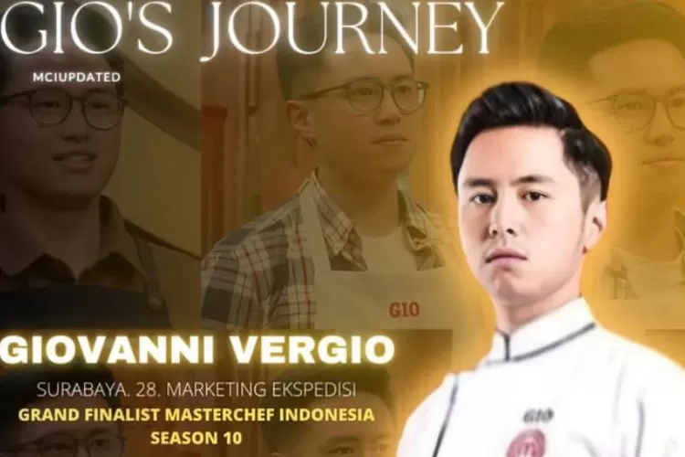 Profil Biodata Gio Juara MasterChef Indonesia Season Ternyata Bukan Sosok Sembarangan