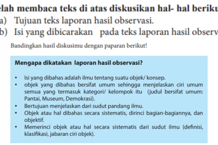 Kunci Jawaban Bahasa Indonesia Kelas 7 Halaman 128 Teks Laporan Hasil ...