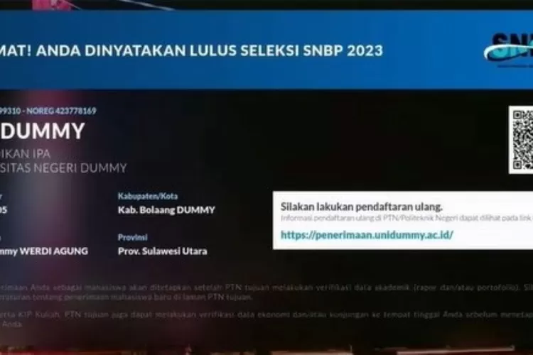 Nomor Pendaftaran SNBP 2023 Yang Mana? Butuh Untuk Cek Hasil Seleksi ...