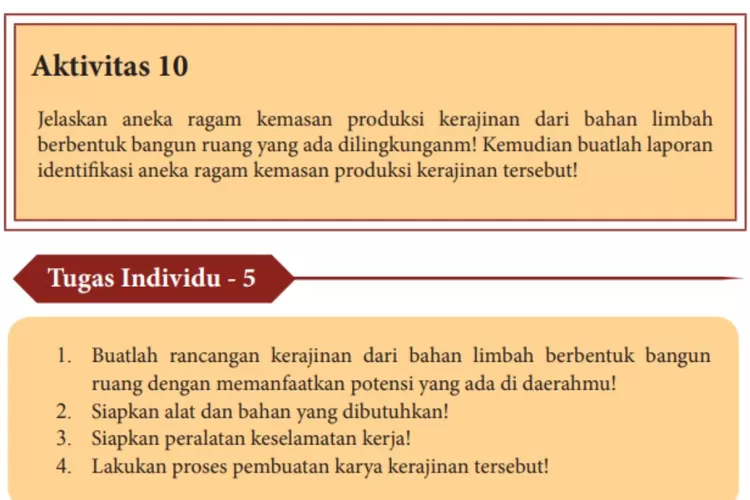 Kunci Jawaban Prakarya Dan Kewirausahaan Kelas 11 Semester 2 Halaman 49 ...