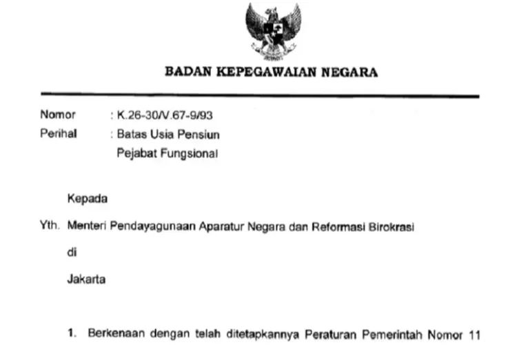 3 Aturan Terbaru Batas Usia Pensiun PNS Berdasarkan PP Nomor 11 Tahun ...