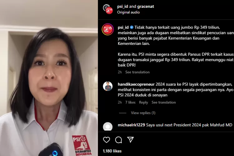 PSI Desak DPR Buat Pansus Untuk Usut Dugaan Transaksi Janggal Rp349 T ...