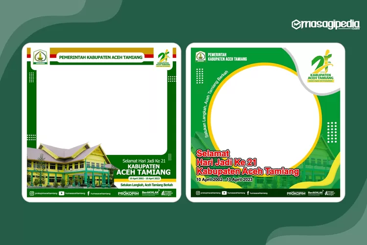 Twibbon Hari Jadi Kabupaten Aceh Tamiang Yang Ke Desain