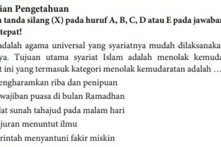 Kunci Jawaban PAI Kelas 10 Kurikulum Merdeka Halaman 258-262: Penilaian ...