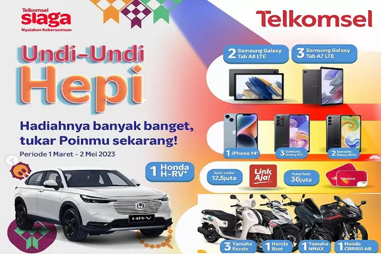 BARU! Pemenang Undian Telkomsel 2023 Undi Undi Hepi 1 Maret-2 Mei, Cek ...