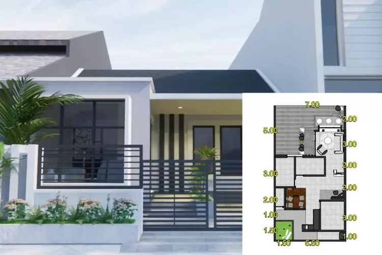 10 Tips Desain Rumah Minimalis 7x10 Meter yang Menciptakan Kediaman ...