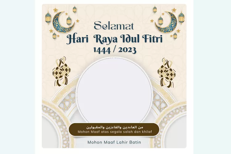 Gratis 25 Link Twibbon Hari Raya Idul Fitri 2023, Full Desain Kekinian ...