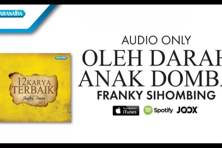 Lirik Lagu Oleh Darah Anak Domba, Tiada Satu Sanggup Menyelamatkan