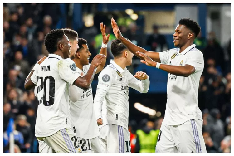 Gol-Gol Real Madrid Menang Telak Dengan Skor 0-2 Chelsea Tersungkur di Kandang Sendiri. (Instagram / @realmadrid )