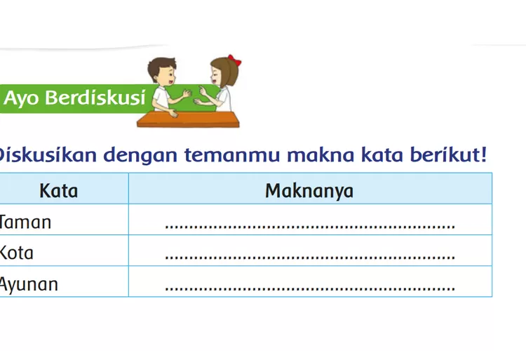 Kunci Jawaban Tema 2 Kelas 2 Halaman 196, Kata Dan Maknanya - Smol Id