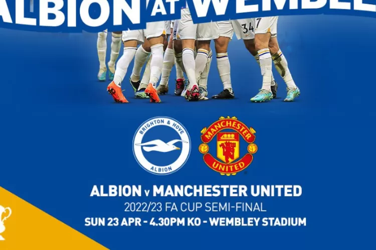 SCORE 808 Live Streaming Brighton Vs Manchester United Semifinal FA Cup ...