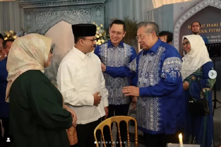 Anies Baswedan Silaturahmi Lebaran Ke Rumah Ahy Ngaku Dapat Wejangan Dari Sby Hallo Id