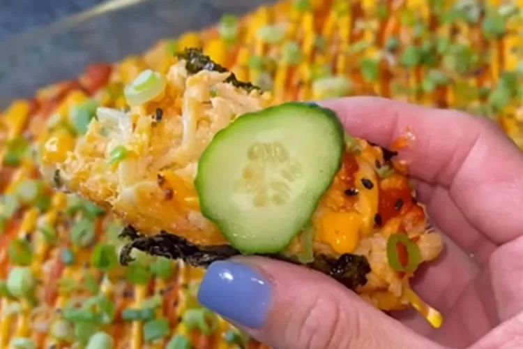 Resep Sushi Bake, sushi yang punya potongan simpel mudah dibagikan