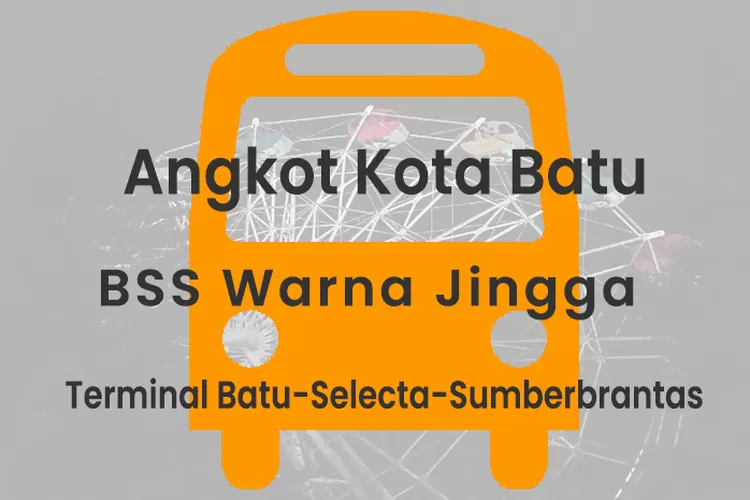 Cek Rute Jalur Angkot Kota Batu Bss Warna Jingga, Bisa Untuk Menjangkau 