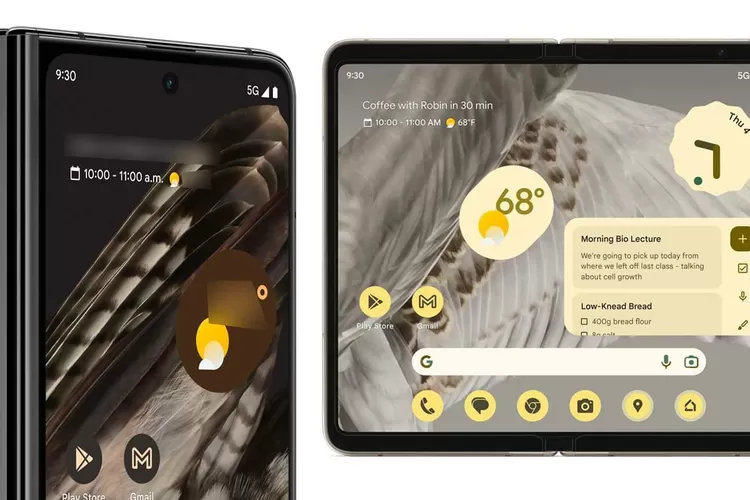Ponsel lipat pertama Google Pixel Fold saingan Galaxy Fold 5
