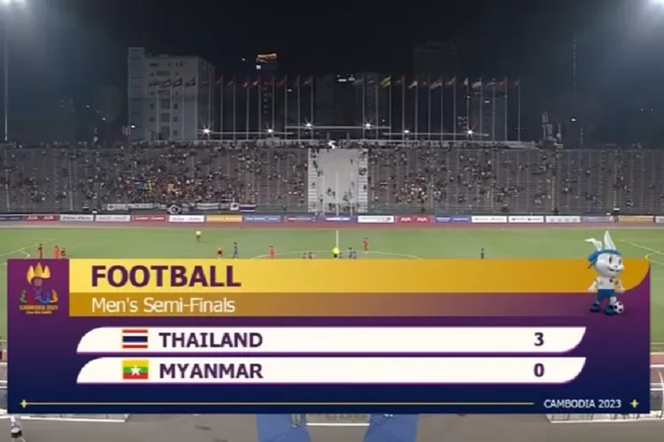 Hasil Thailand Vs Myanmar Semifinal Sepak Bola SEA Games 2023 ...