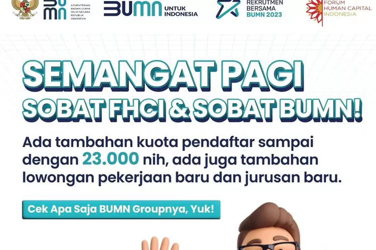 Rekrutmen Bersama BUMN Tambah 23 Ribu Kuota Pendaftar, Cek Lowongan Dan ...