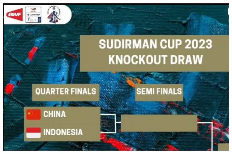 Drawing Perempat Final Sudirman Cup 2023: Tim Badminton Indonesia Vs ...