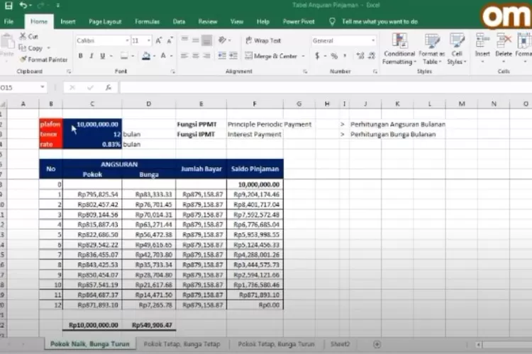 10 Langkah Untuk Membuat Tabel Di Excel, Berikut Ini Rumus Sederhananya ...