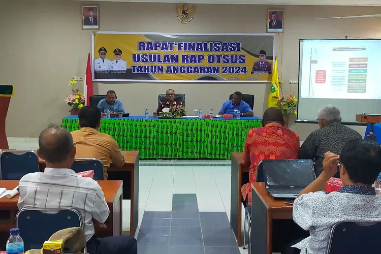 Bappelitbangda Keerom Gelar Rapat Finalisasi RAP Otsus Tahun Anggaran ...