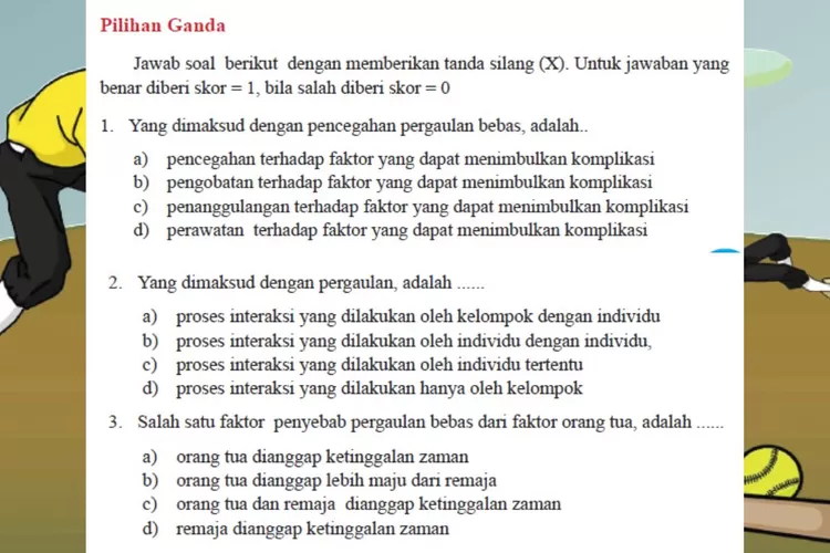 Soal Pilihan Ganda Dan Essay, Kunci Jawaban PJOK Kelas 8 Halaman 273 ...